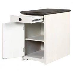 1-Drawer Antique Gray Classic Vintage Nightstand with USB Ports and cup holders by SUNRINX 15 1-Drawer Antique Gray Classic Vintage Nightstand with USB Ports and cup holders by SUNRINX -Furniture Store antique gray sunrinx nightstands mg6 64bd 40 1000