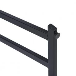 35.4 in. Rectangle Computer Desk Laptop Writing Study Workstation Z-Shaped Metal Frame-Black by Edendirect -Furniture Store black edendirect computer desks gp00ra210929003 44 1000