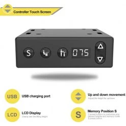 48 in. Rectangular Black Gaming Computer Desk with Adjustable Height by Edendirect -Furniture Store black edendirect computer desks qykjra210817006 1f 1000