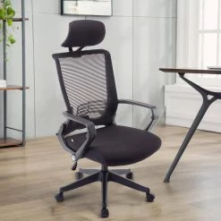 19.49 in. Black Seat W Mesh Office Chair, High Back Chair - Adjustable Headrest with Arms, Lumbar Support by Edendirect 17 19.49 in. Black Seat W Mesh Office Chair, High Back Chair - Adjustable Headrest with Arms, Lumbar Support by Edendirect -Furniture Store black edendirect gaming chairs zgzzra210823007 31 1000