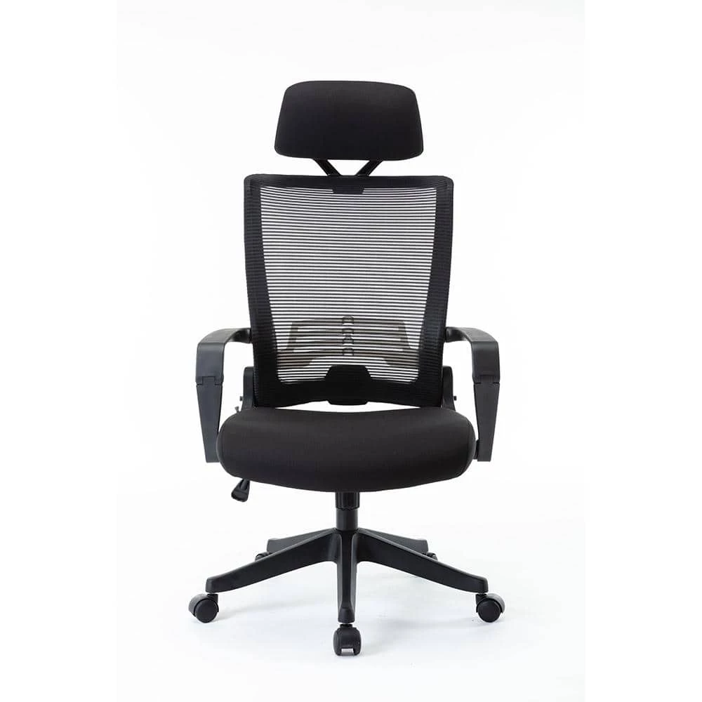 19.49 in. Black Seat W Mesh Office Chair, High Back Chair - Adjustable Headrest with Arms, Lumbar Support by Edendirect 1 19.49 in. Black Seat W Mesh Office Chair, High Back Chair - Adjustable Headrest with Arms, Lumbar Support by Edendirect