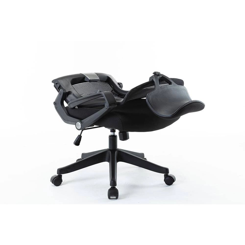 19.49 in. Black Seat W Mesh Office Chair, High Back Chair - Adjustable Headrest with Arms, Lumbar Support by Edendirect 7 19.49 in. Black Seat W Mesh Office Chair, High Back Chair - Adjustable Headrest with Arms, Lumbar Support by Edendirect - Image 7