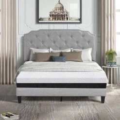 10 in. Medium Firm Cooling Gel Memory Foam Tight Top Breathable Bed Mattress for Cooler Sleep Supportive Twin Mattress by Edendirect