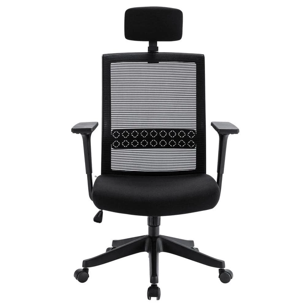 Ergonomics Office Black Chair Mesh Computer Desk Chair, Adjustable Headrests Chair Backrest and Armrest's Mesh Chair by Edendirect 1 Ergonomics Office Black Chair Mesh Computer Desk Chair, Adjustable Headrests Chair Backrest and Armrest's Mesh Chair by Edendirect