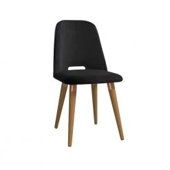 Bayer Black Velvet Accent Chair by Luxor 13 Bayer Black Velvet Accent Chair by Luxor -Furniture Store black luxor dining chairs 10205hd4 76 1000