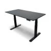 59 in. Rectangular Black Standing Desks with Adjustable Height by Luxor