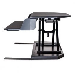 39.5 in. Rectangular Black Standing Desks with Adjustable Height by Luxor 8 39.5 in. Rectangular Black Standing Desks with Adjustable Height by Luxor -Furniture Store black luxor standing desks standup 40 b 4f 1000