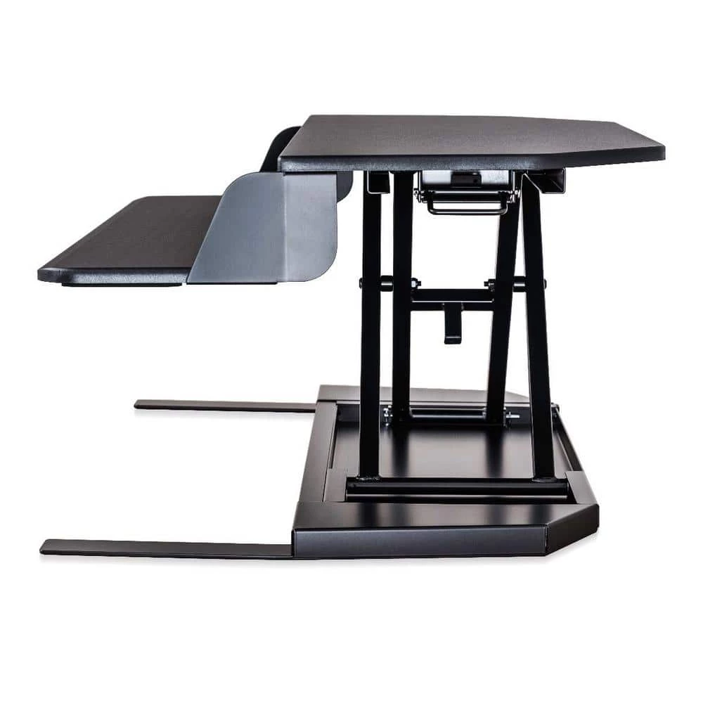 39.5 in. Rectangular Black Standing Desks with Adjustable Height by Luxor 4 39.5 in. Rectangular Black Standing Desks with Adjustable Height by Luxor - Image 4