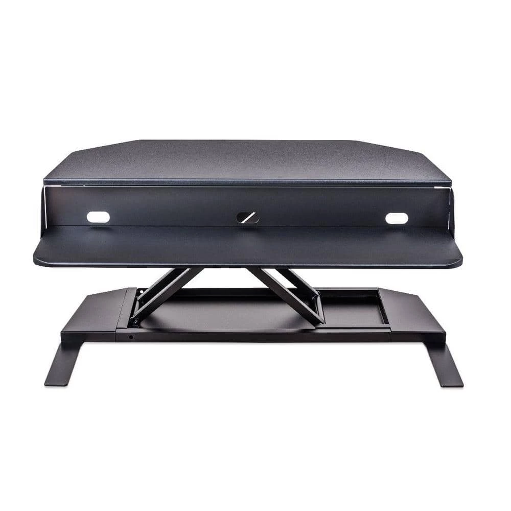 39.5 in. Rectangular Black Standing Desks with Adjustable Height by Luxor 3 39.5 in. Rectangular Black Standing Desks with Adjustable Height by Luxor - Image 3
