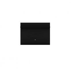 Montauk 54 in. Black Particle Board Floating Entertainment Center Fits TVs Up to 46 in. with Cable Management by Luxor