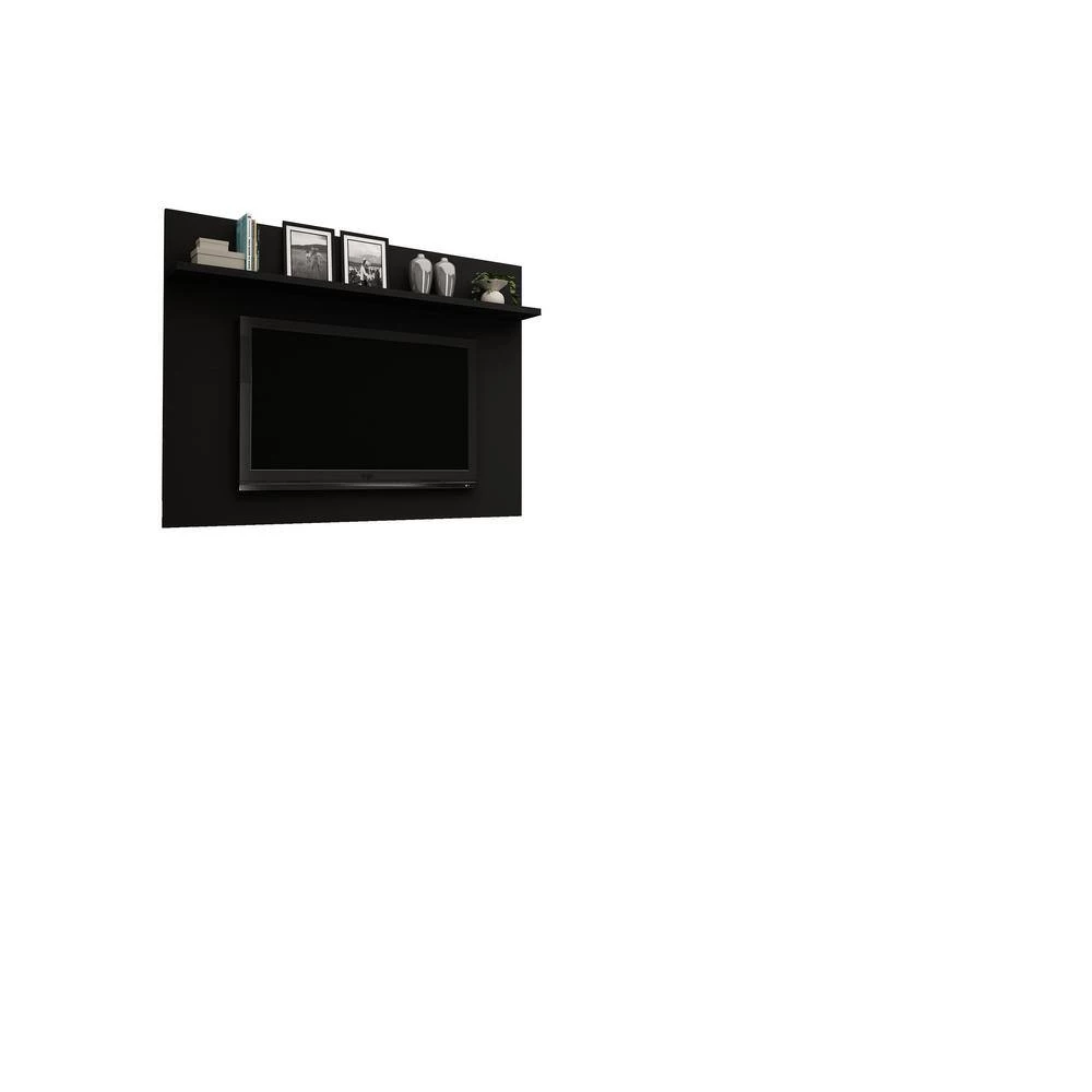Montauk 54 in. Black Particle Board Floating Entertainment Center Fits TVs Up to 46 in. with Cable Management by Luxor 10 Montauk 54 in. Black Particle Board Floating Entertainment Center Fits TVs Up to 46 in. with Cable Management by Luxor - Image 10