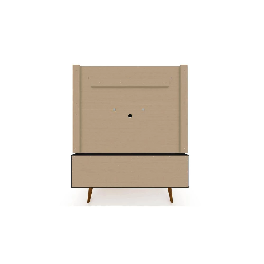 Montauk 54 in. Black Composite Entertainment Center Fits TVs Up to 50 in. with Wall Panel by Luxor 5 Montauk 54 in. Black Composite Entertainment Center Fits TVs Up to 50 in. with Wall Panel by Luxor - Image 5