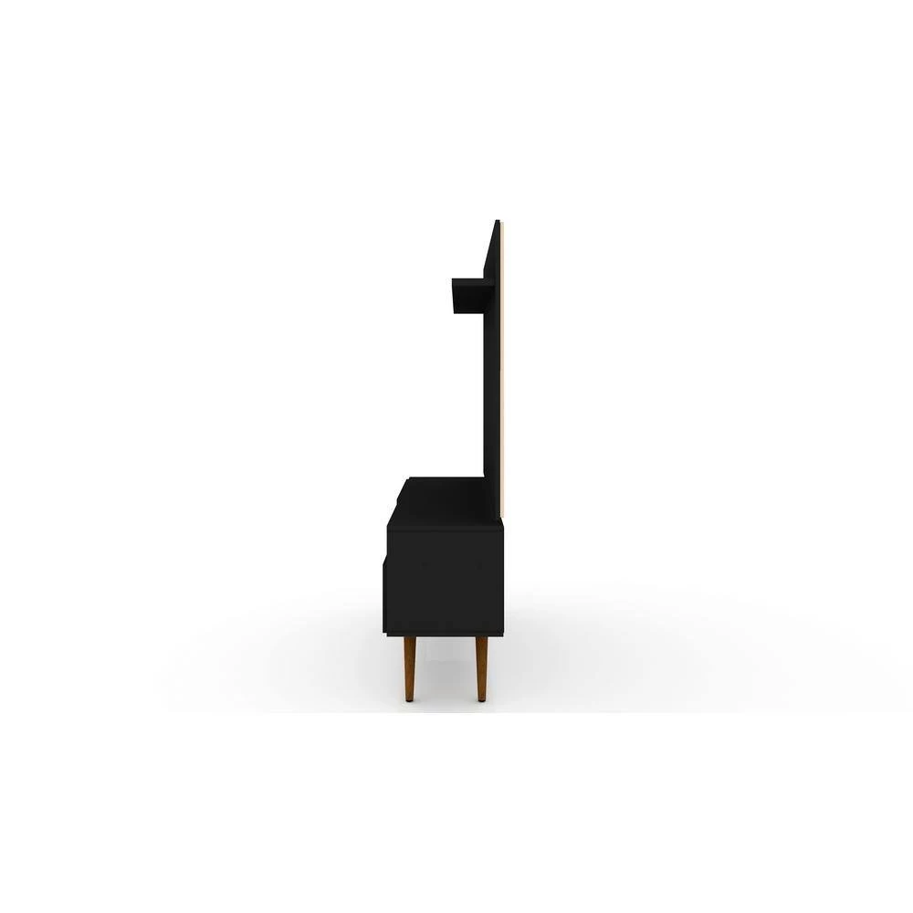 Montauk 54 in. Black Composite Entertainment Center Fits TVs Up to 50 in. with Wall Panel by Luxor 11 Montauk 54 in. Black Composite Entertainment Center Fits TVs Up to 50 in. with Wall Panel by Luxor - Image 11