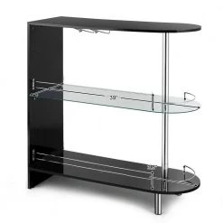 41 in. 2-Holder Bar Table withTempered Glass Shelf and Metal Frame-Black by SUNRINX 14 41 in. 2-Holder Bar Table withTempered Glass Shelf and Metal Frame-Black by SUNRINX -Furniture Store black sunrinx bar tables mg6 28bd 66 1000