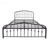 Black Bed Frame Queen Metal Platform Bed by SUNRINX