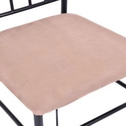 5-Piece Dining Set MDF Table Top and 4 Cushioned Chairs by SUNRINX -Furniture Store black tan sunrinx dining room sets mg5695we 66 1000