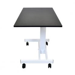 39.4 in. Rectangular Black/White Laptop Desks with Adjustable Height by Luxor 13 39.4 in. Rectangular Black/White Laptop Desks with Adjustable Height by Luxor -Furniture Store black white luxor laptop desks standup sc40 wb 44 1000