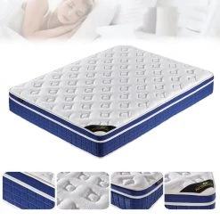 Luxury Royal 10 in. Medium Hybrid Mattress High Density Foam Euro Top Full Size Mattress, Bed-in-a-Box by Edendirect 13 Luxury Royal 10 in. Medium Hybrid Mattress High Density Foam Euro Top Full Size Mattress, Bed-in-a-Box by Edendirect -Furniture Store blue edendirect mattresses fstyra220519006 1f 1000
