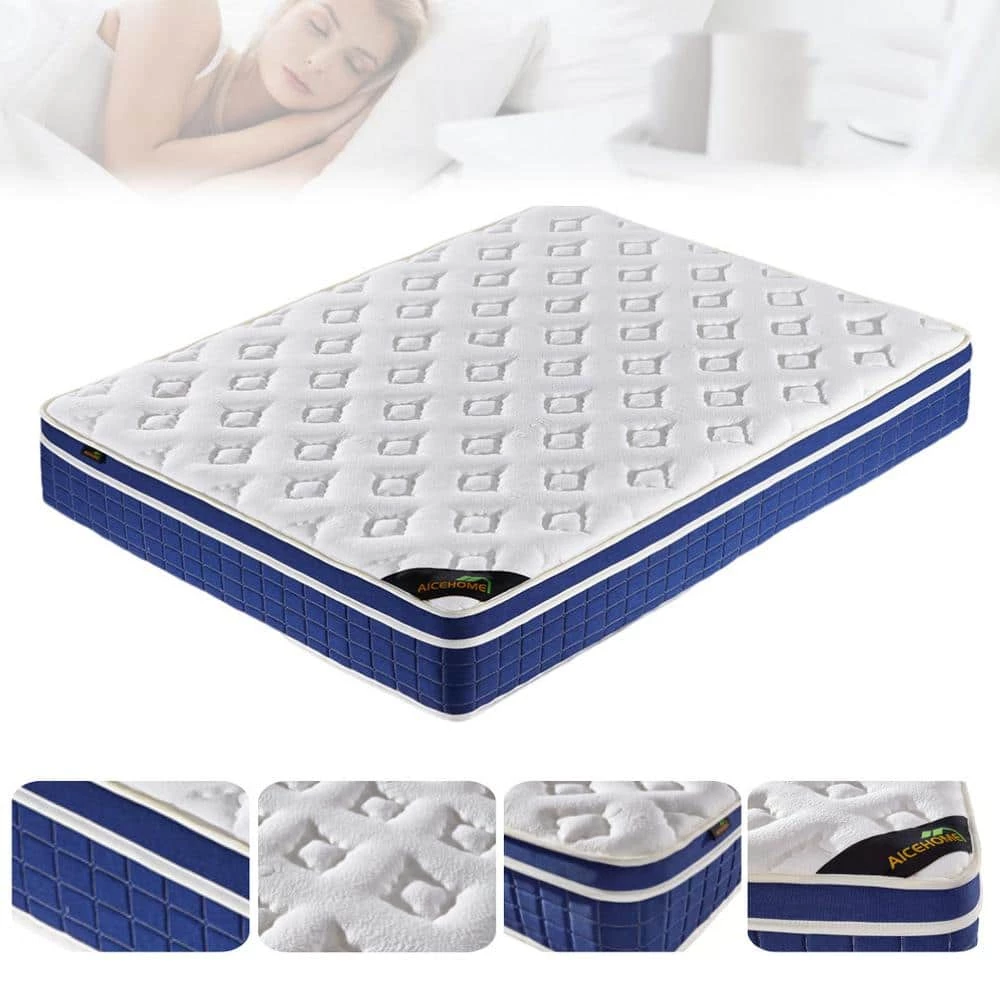 Luxury Royal 10 in. Medium Hybrid Mattress High Density Foam Euro Top Full Size Mattress, Bed-in-a-Box by Edendirect 5 Luxury Royal 10 in. Medium Hybrid Mattress High Density Foam Euro Top Full Size Mattress, Bed-in-a-Box by Edendirect - Image 5