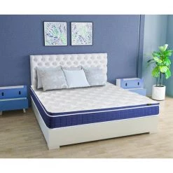 Luxury Royal 10 in. Medium Hybrid Mattress High Density Foam Euro Top Full Size Mattress, Bed-in-a-Box by Edendirect 17 Luxury Royal 10 in. Medium Hybrid Mattress High Density Foam Euro Top Full Size Mattress, Bed-in-a-Box by Edendirect -Furniture Store blue edendirect mattresses fstyra220519006 31 1000