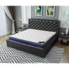 Luxury Royal 10 in. Medium Hybrid Mattress High Density Foam Euro Top Full Size Mattress, Bed-in-a-Box by Edendirect