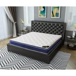 Luxury Royal 10 in. Medium Hybrid Mattress High Density Foam Euro Top Full Size Mattress, Bed-in-a-Box by Edendirect