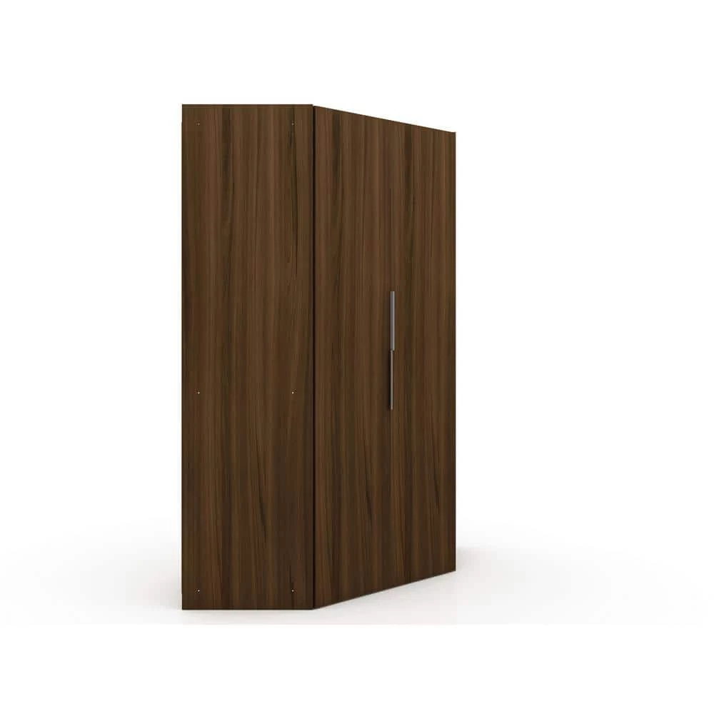 Ramsey 2.0 Brown Corner Wardrobe Closet by Luxor 9 Ramsey 2.0 Brown Corner Wardrobe Closet by Luxor - Image 9