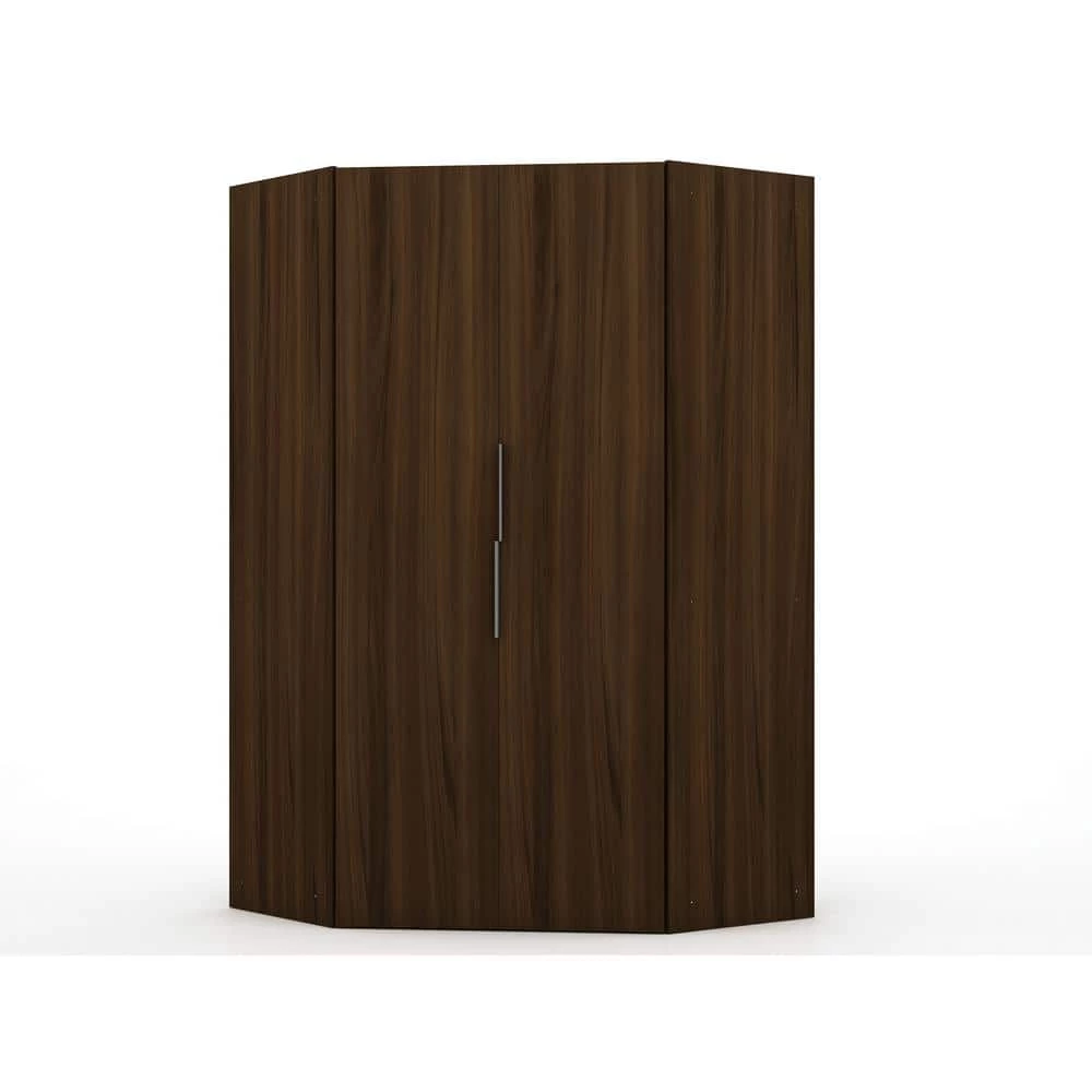 Ramsey 2.0 Brown Corner Wardrobe Closet by Luxor 1 Ramsey 2.0 Brown Corner Wardrobe Closet by Luxor