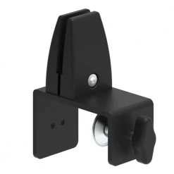 Acrylic Sneeze Guard Clamp On Cubicle Wall Extender 48 x 24, Clear by Luxor -Furniture Store clear luxor computer desks divwt 4824c 4f 1000