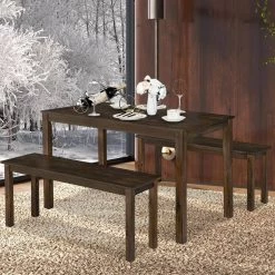 3-Piece Coffee Modern Studio Collection Table Dining Set with Wood Top by SUNRINX 19 3-Piece Coffee Modern Studio Collection Table Dining Set with Wood Top by SUNRINX -Furniture Store coffee sunrinx dining room sets mg6 12bd 31 1000