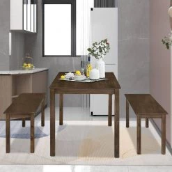 3-Piece Coffee Modern Studio Collection Table Dining Set with Wood Top by SUNRINX 12 3-Piece Coffee Modern Studio Collection Table Dining Set with Wood Top by SUNRINX -Furniture Store coffee sunrinx dining room sets mg6 12bd 66 1000