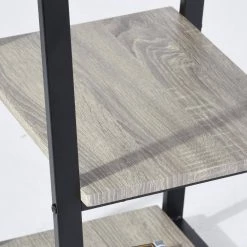 47 in. Dark Gray Rectangular Wooden Computer Desk with 2-Storage Racks by Edendirect -Furniture Store dark gray edendirect computer desks gp00ra210914002 1f 1000