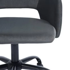 Gray Golden Passage Fabric Seat Home Office Task Chair with Non-Adjustable Arms by Edendirect 13 Gray Golden Passage Fabric Seat Home Office Task Chair with Non-Adjustable Arms by Edendirect -Furniture Store dark grey edendirect task chairs gp00ra211111001 44 1000