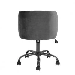 Goldenpassage Dark Grey Fabric Seat Drafting Chair with Non-Adjustable Arms by Edendirect -Furniture Store dark grey edendirect task chairs gp00ra211111003 4f 1000