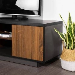 47.2 in. Mid-Century Modern 2-Door TV Stand with Storage Cabinet Fits TV's up to 60 in. by Edendirect 16 47.2 in. Mid-Century Modern 2-Door TV Stand with Storage Cabinet Fits TV's up to 60 in. by Edendirect -Furniture Store deep rustic brown edendirect tv stands gp00ra210922005 76 1000
