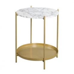 Furniture Store -Furniture Store gold white sunrinx end side tables mg6 47bd e1 1000