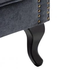 25.5 in. Gray Wide Standard Arm Chair, Single Sofa by Edendirect -Furniture Store gray edendirect accent chairs zjmrra211202002 4f 1000