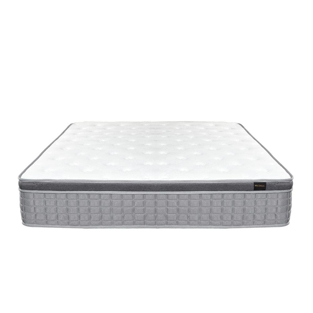 12 in. Medium Hybrid Latex Mattress Euro Top High Density Foam Mattress, Bed-in-A-Box, Queen Mattress by Edendirect 3 12 in. Medium Hybrid Latex Mattress Euro Top High Density Foam Mattress, Bed-in-A-Box, Queen Mattress by Edendirect - Image 3