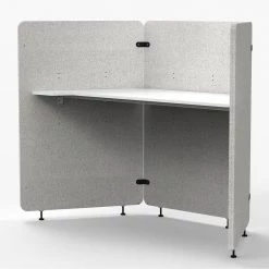 Luxor RECLAIM 32 in. White Acoustic Work Pod - 3-Panel 5 Luxor RECLAIM 32 in. White Acoustic Work Pod - 3-Panel -Furniture Store gray luxor console tables rclmwp3 31 1000