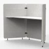 Luxor RECLAIM 32 in. White Acoustic Work Pod - 3-Panel