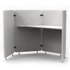 Luxor RECLAIM 32 in. White Acoustic Work Pod - 4-Panel