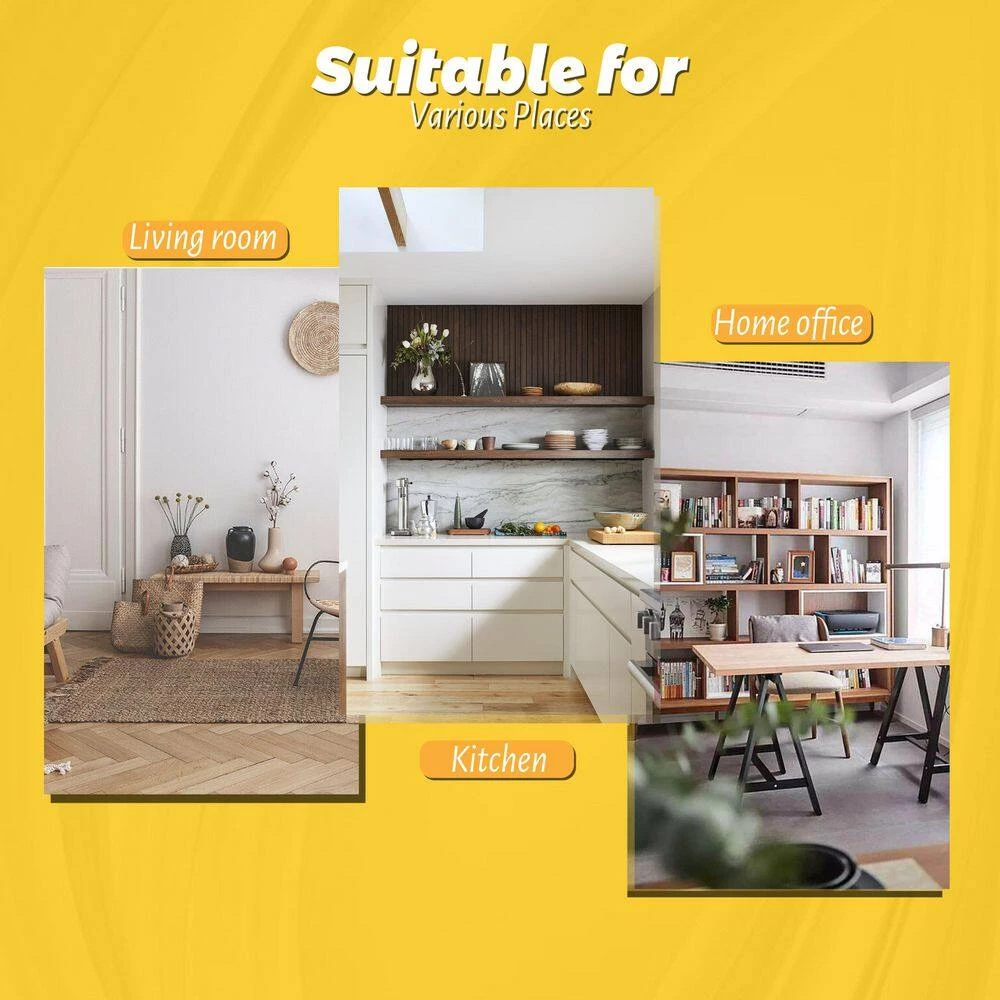 3 Pieces Counter Height Dining Bar Table Set with 2 Stools and 3 Storage Shelves-Black by SUNRINX 2 3 Pieces Counter Height Dining Bar Table Set with 2 Stools and 3 Storage Shelves-Black by SUNRINX - Image 2