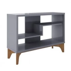 Watkins Grey Modern Accent Display Sideboard with 2-Shelves by Luxor 13 Watkins Grey Modern Accent Display Sideboard with 2-Shelves by Luxor -Furniture Store grey luxor sideboards buffet tables 8lchd2 44 1000