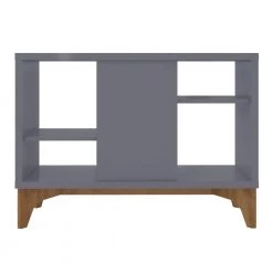 Watkins Grey Modern Accent Display Sideboard with 2-Shelves by Luxor 10 Watkins Grey Modern Accent Display Sideboard with 2-Shelves by Luxor -Furniture Store grey luxor sideboards buffet tables 8lchd2 66 1000