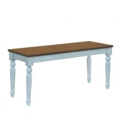 6-Piece Light Green Dining Table set with Bench by SUNRINX -Furniture Store light green brown sunrinx dining room sets cs mg2 15we 44 1000