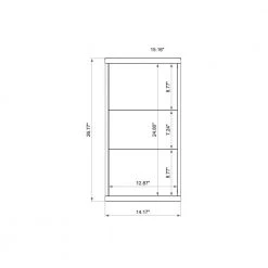 Paterson 2-Piece 27 in. Nature Medium Rectangle Wood Coffee Table Set with Magazine Shelf by Luxor -Furniture Store nature luxor coffee tables 2 13lchd1 4f 1000