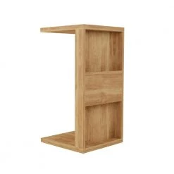 Paterson Nature Modern End Table with Magazine Shelf by Luxor