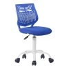 Navy blue Plastic Mesh Task Chair/Office Chair without Arms by Edendirect