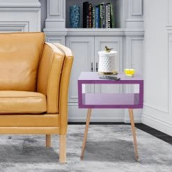 Purple Mirror end Table Mirror Nightstand by SUNRINX 14 Purple Mirror end Table Mirror Nightstand by SUNRINX -Furniture Store purple sunrinx nightstands mg6 70bd 1f 1000