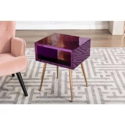 Purple Mirror end Table Mirror Nightstand by SUNRINX 19 Purple Mirror end Table Mirror Nightstand by SUNRINX -Furniture Store purple sunrinx nightstands mg6 70bd fa 1000 1